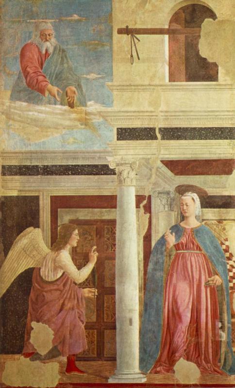Piero della Francesca Annuncciation oil painting picture